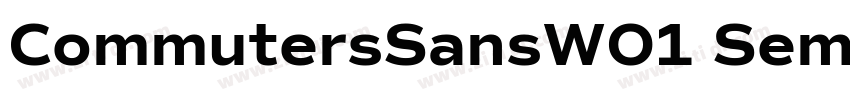 CommutersSansW01 Sem字体转换